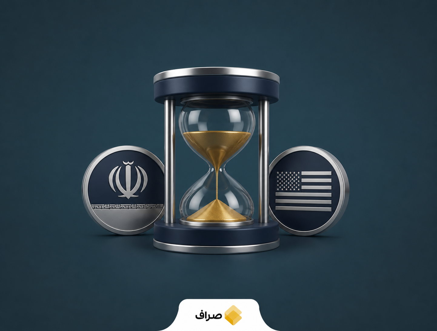 تصویری نمادین از تأثیر مذاکرات ایران و آمریکا بر بازارهای مالی و ارزی