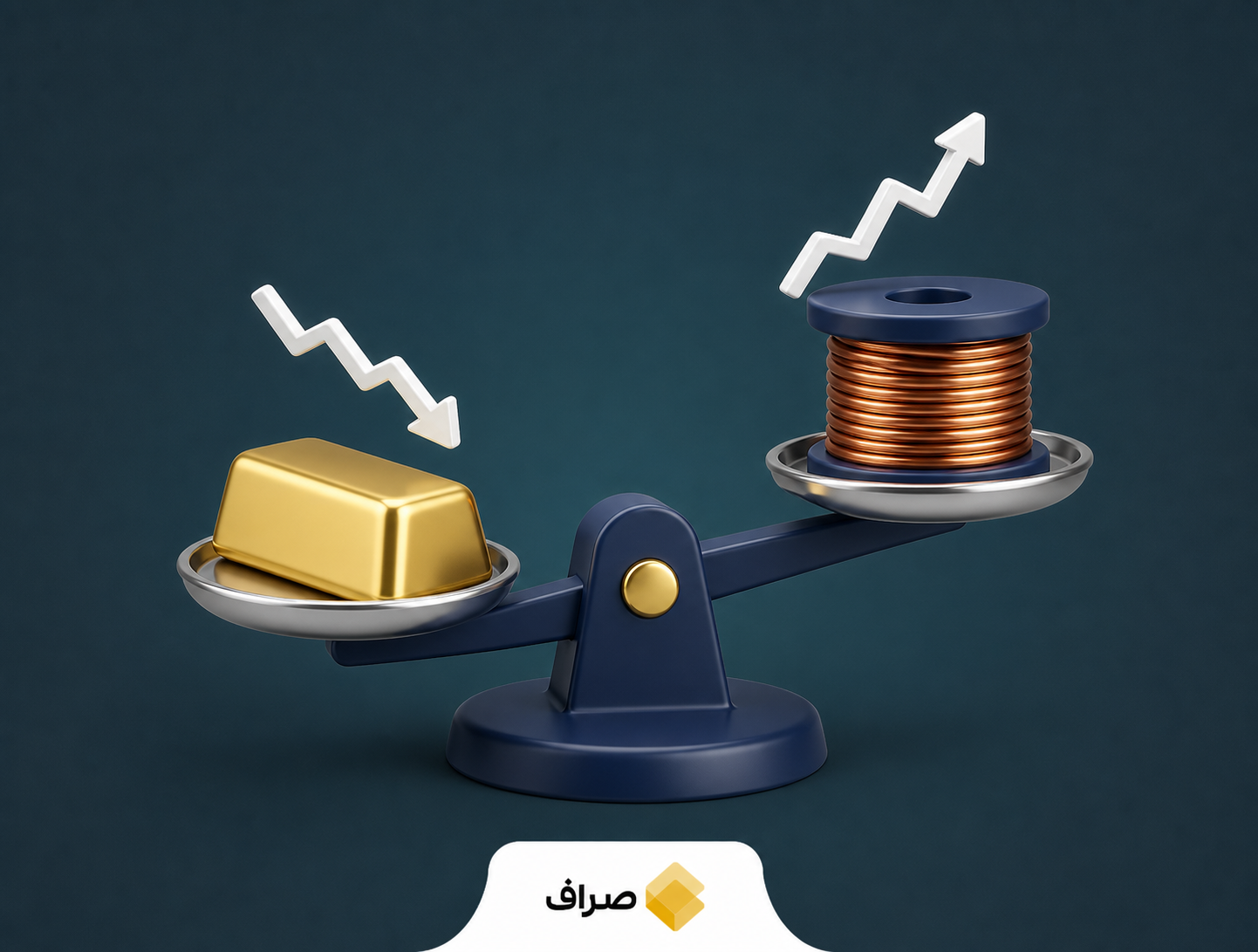 نمودار نسبت قیمت طلا به مس و تأثیر هوش مصنوعی و نرخ بهره بر بازار