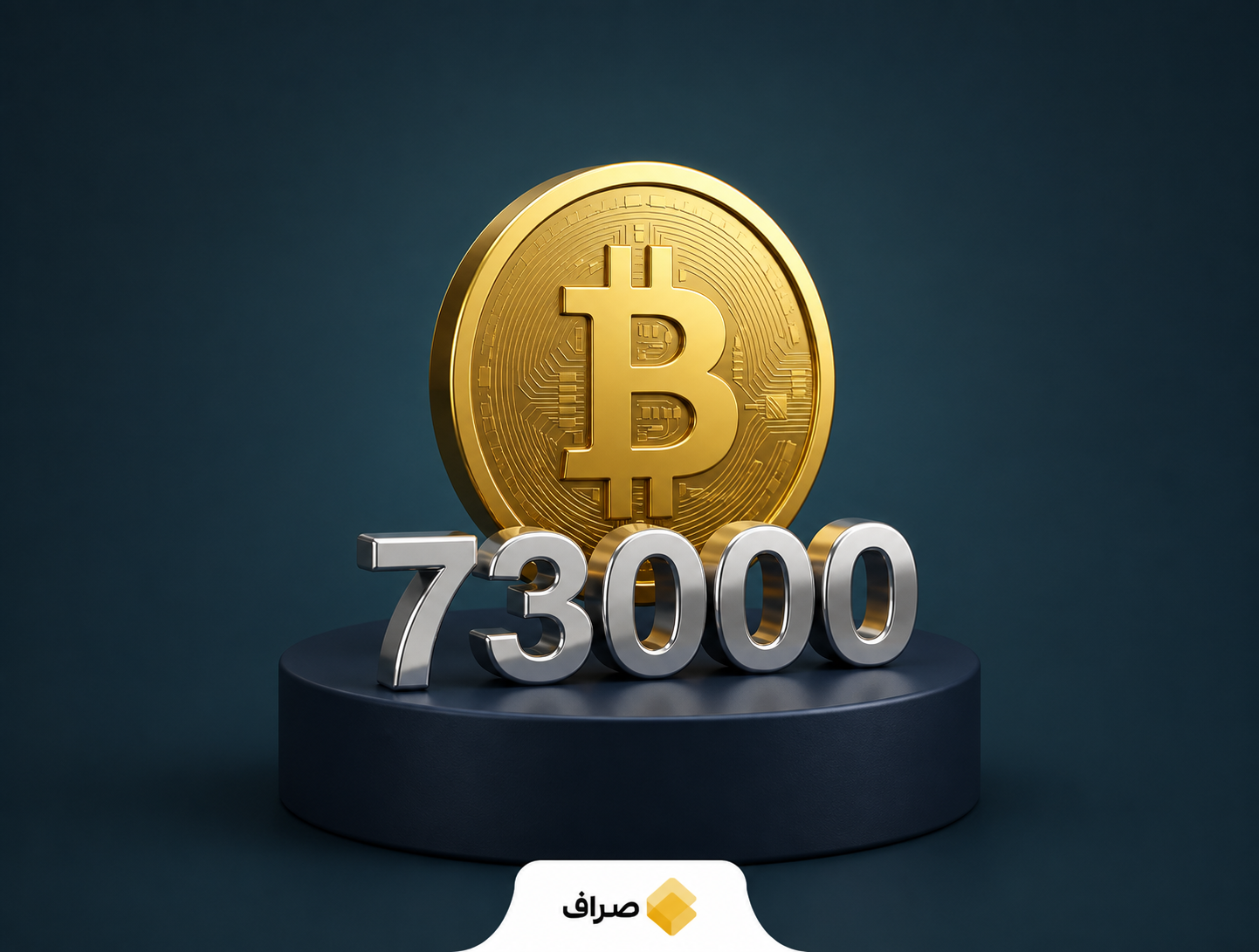 نمودار رشد قیمت بیت‌کوین و ثبت رکورد جدید ۷۳ هزار دلاری