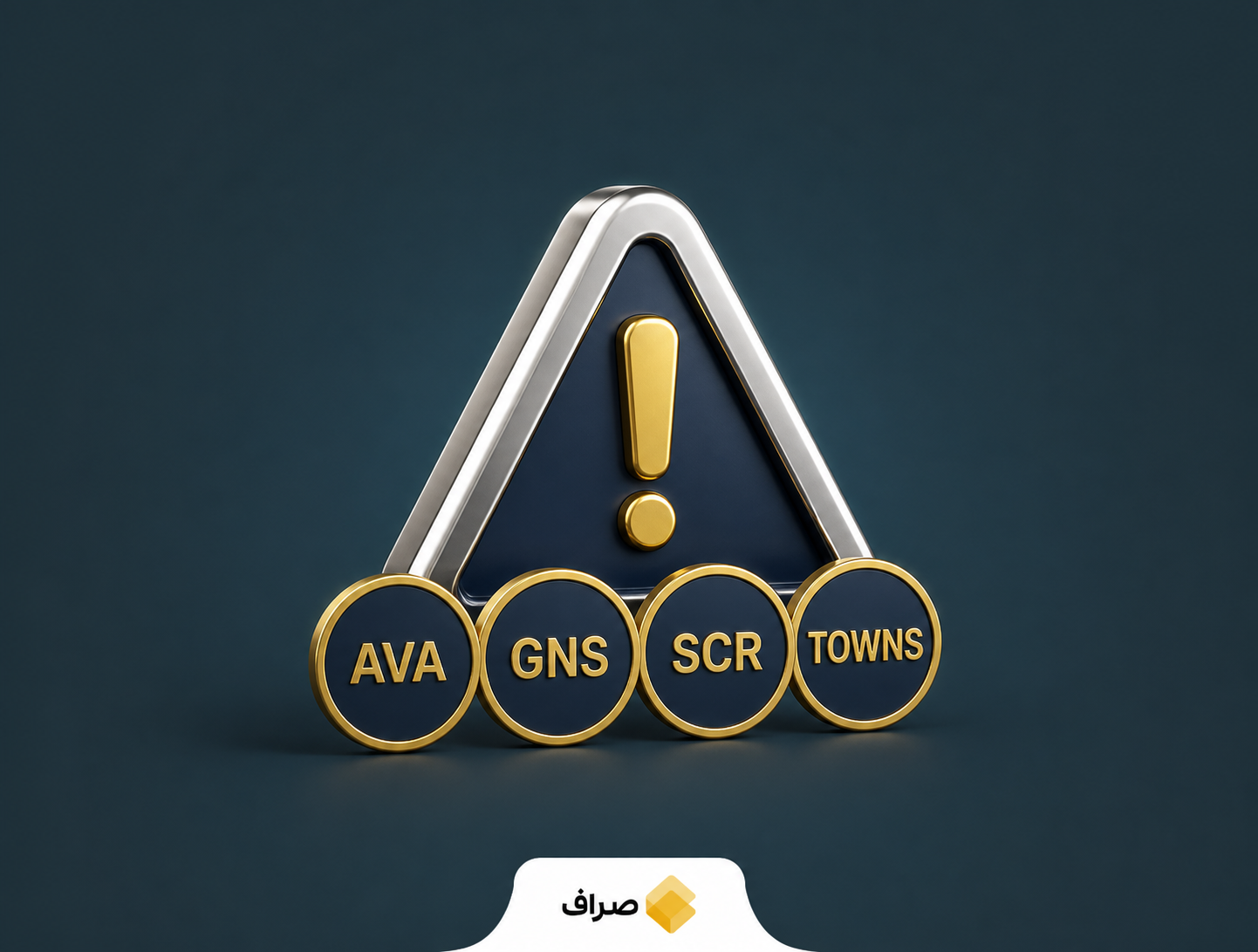 نمایش قرار گرفتن چهار توکن AVA، GNS، SCR و TOWNS در فهرست پرریسک بایننس