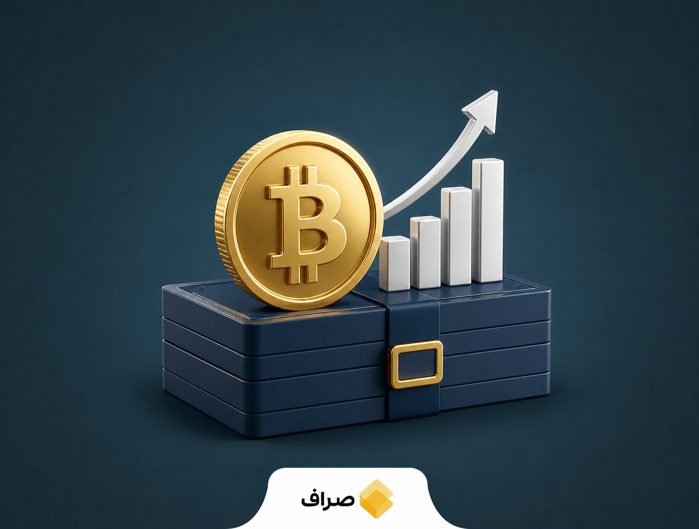 نمودار مفهومی نوسان بازار بیتکوین و ورود سرمایه به صندوقهای ETF