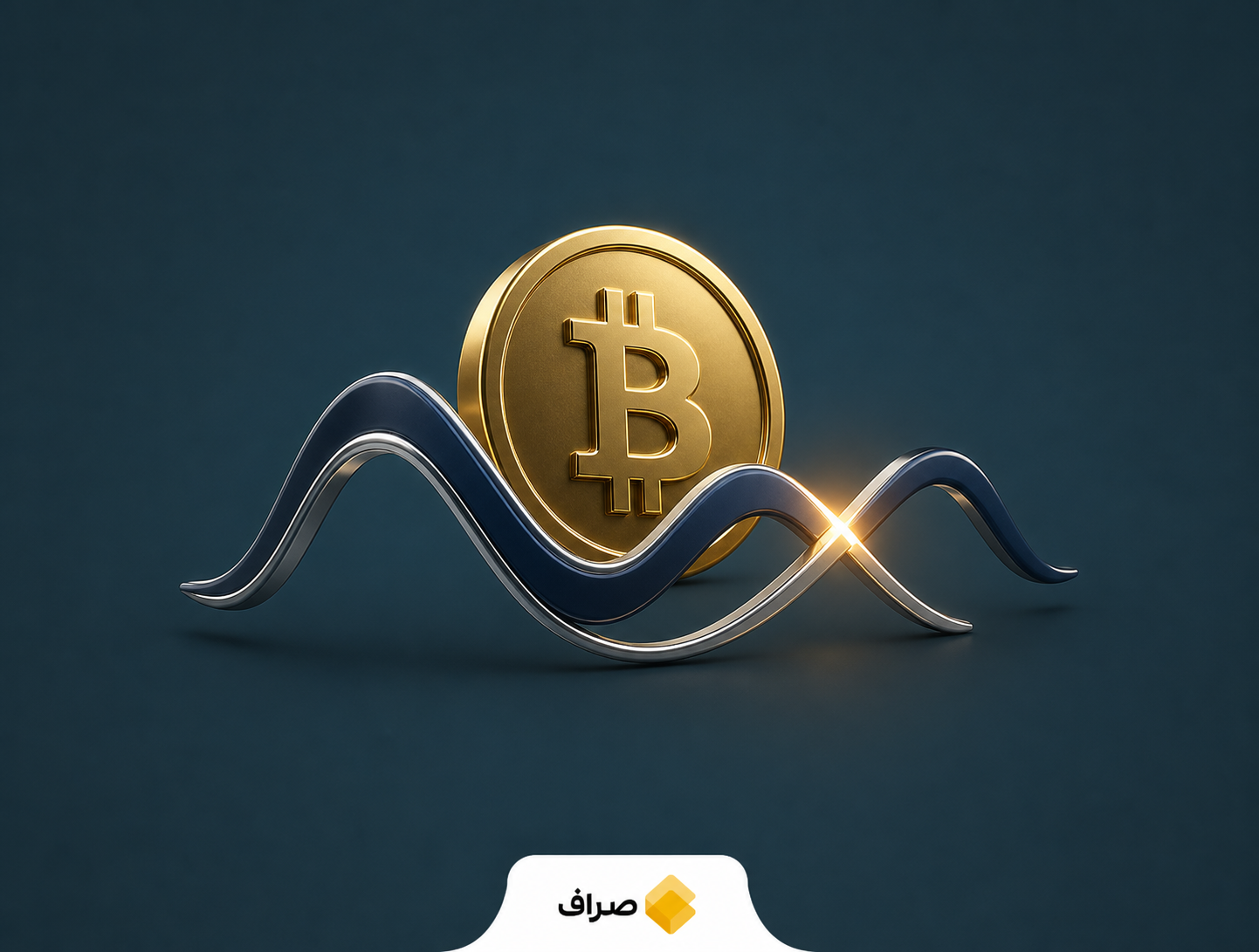 سیگنال فیشر در نمودار بیت کوین