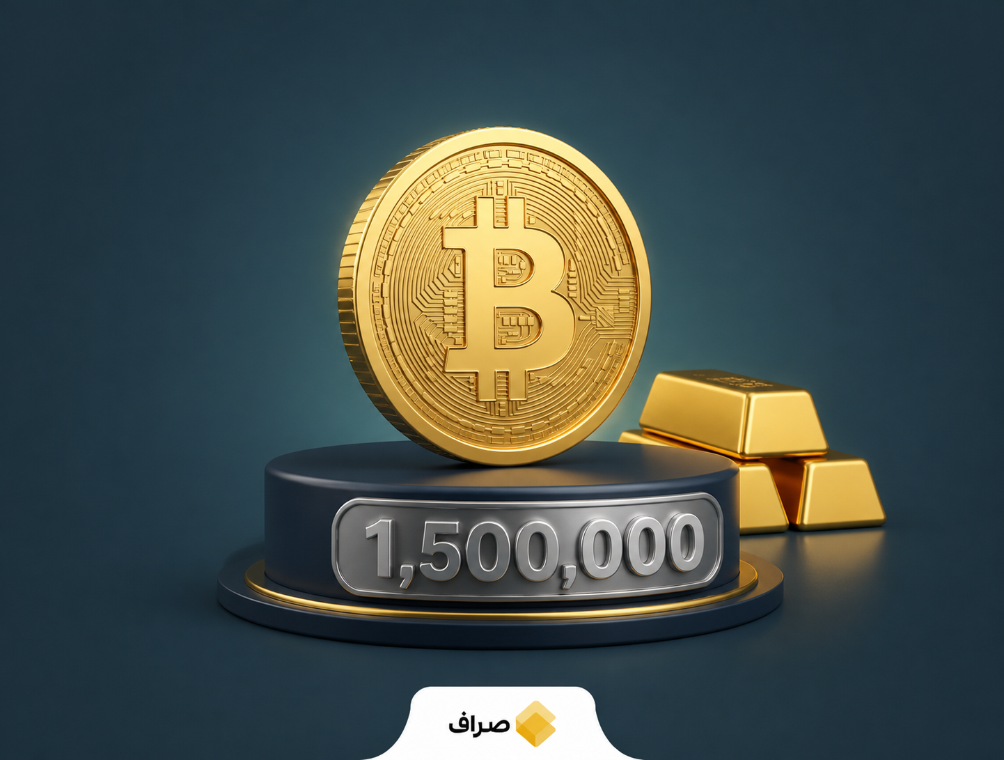 مقایسه ارزش بازار بیت‌کوین و طلا