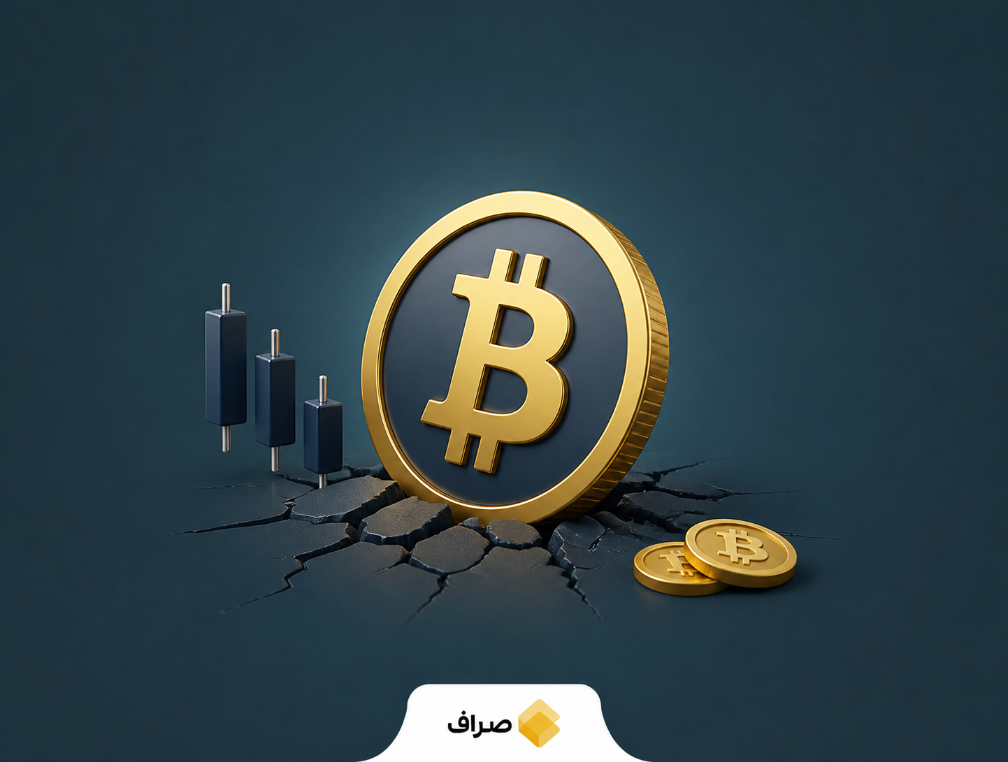 نمودار افت قیمت بیت‌کوین هم‌زمان با افزایش نرخ اوراق قرضه جهانی