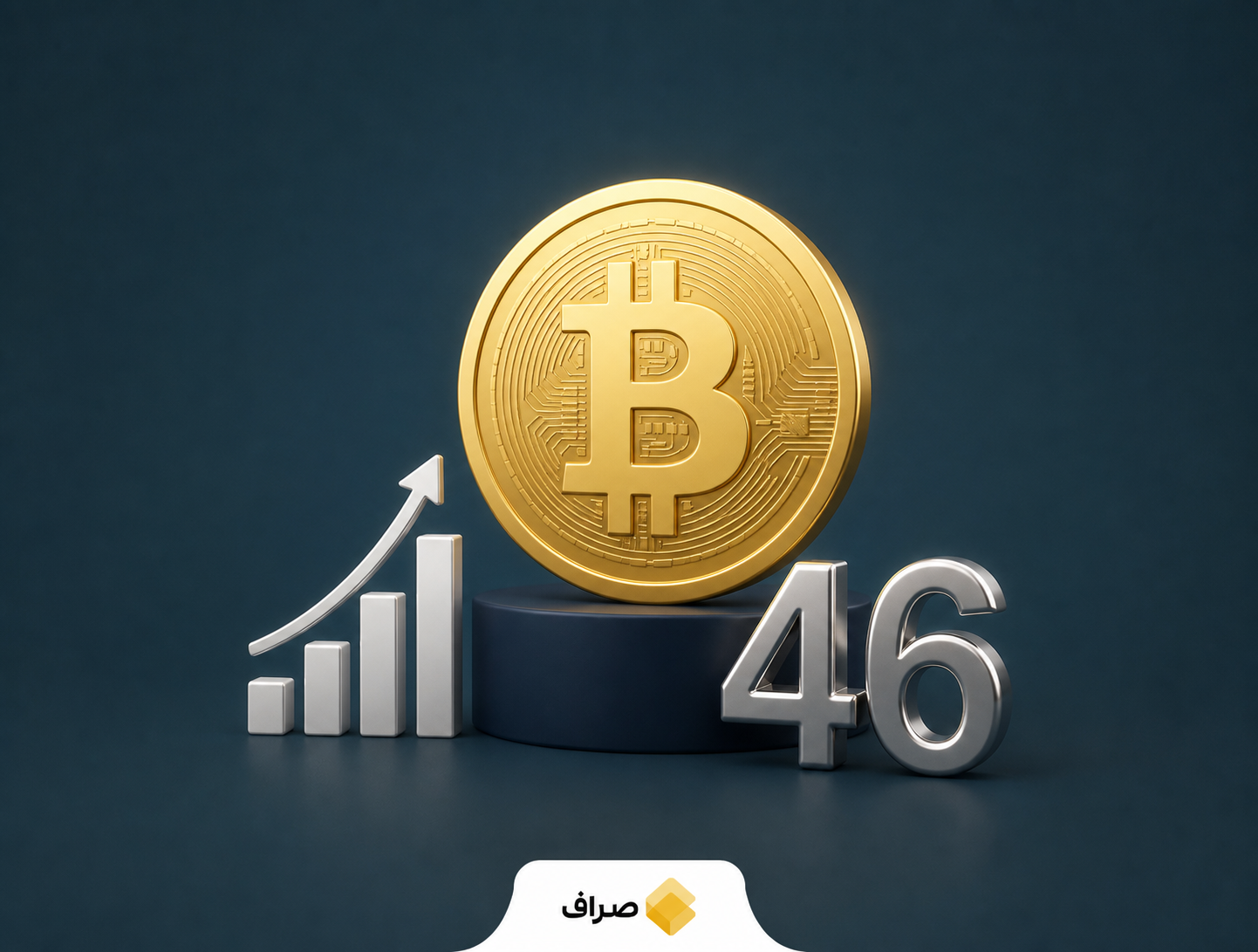 نمودار رشد ارزش تحققیافته بیتکوین در بازار نزولی