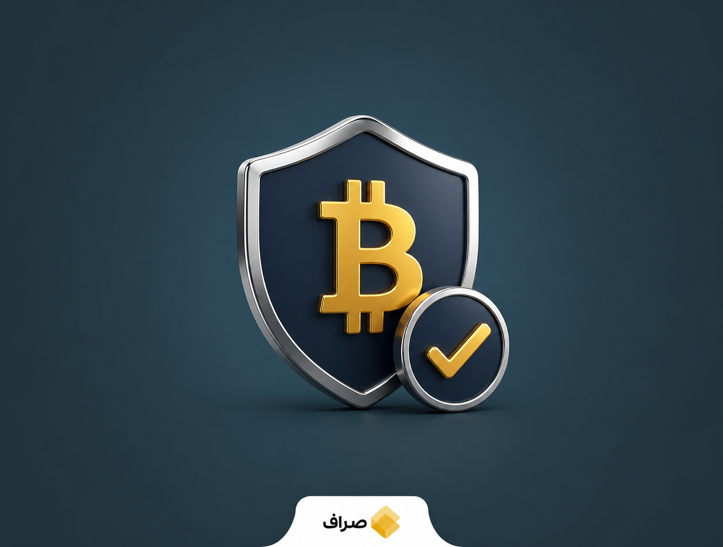 تصویر مفهومی بیت‌کوین و مدیریت ریسک در معاملات