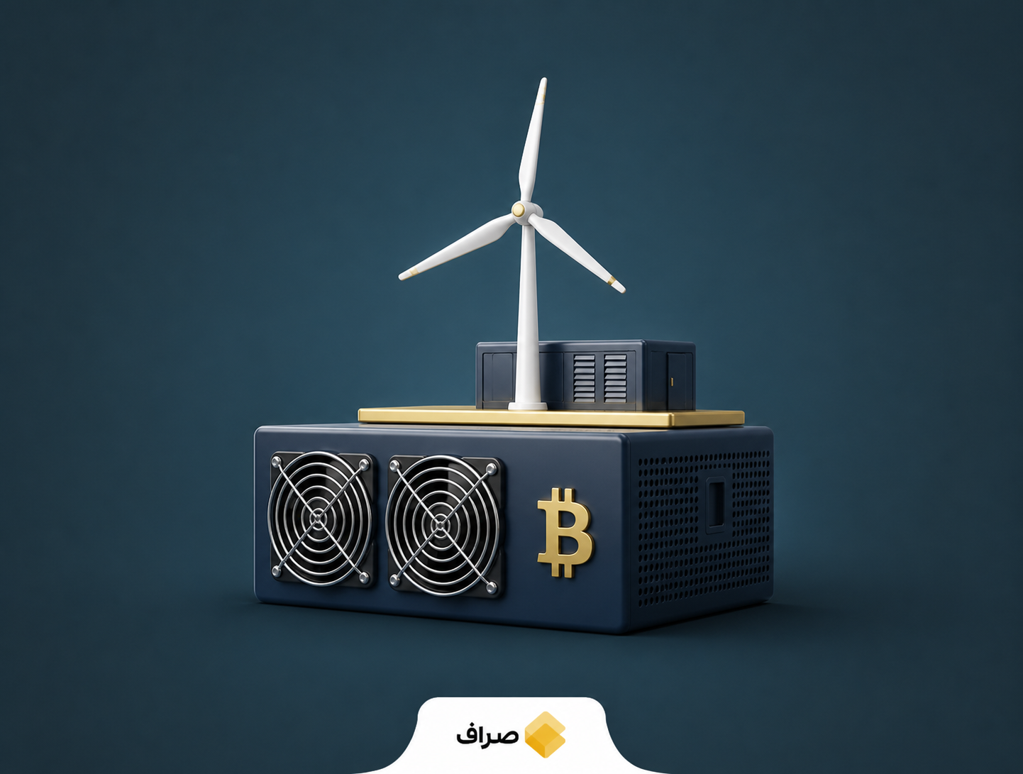 استخراج بیت کوین با انرژی بادی در تگزاس