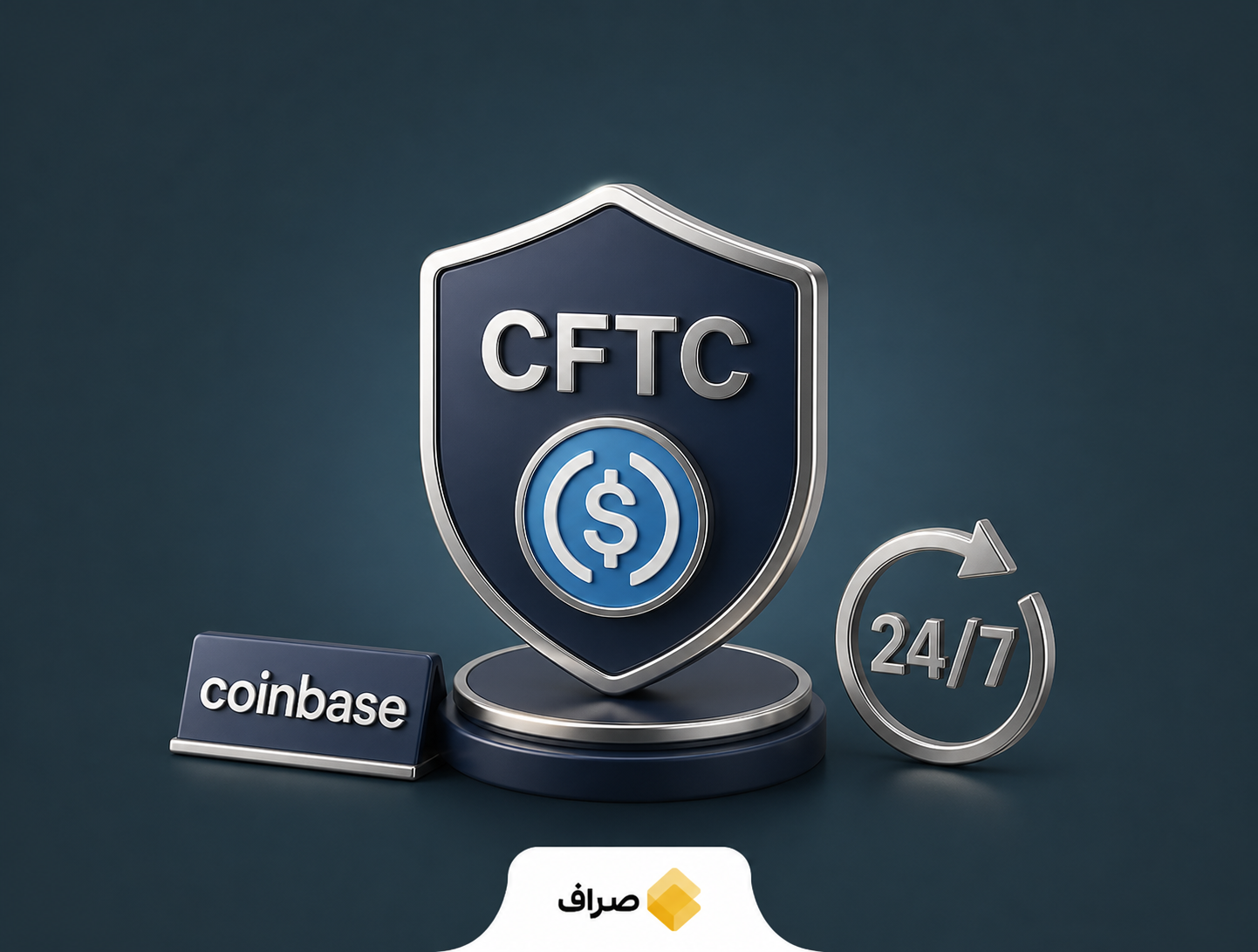 مجوز کوین‌بیس برای تسویه مشتقات دیجیتال با یواس‌دی‌سی