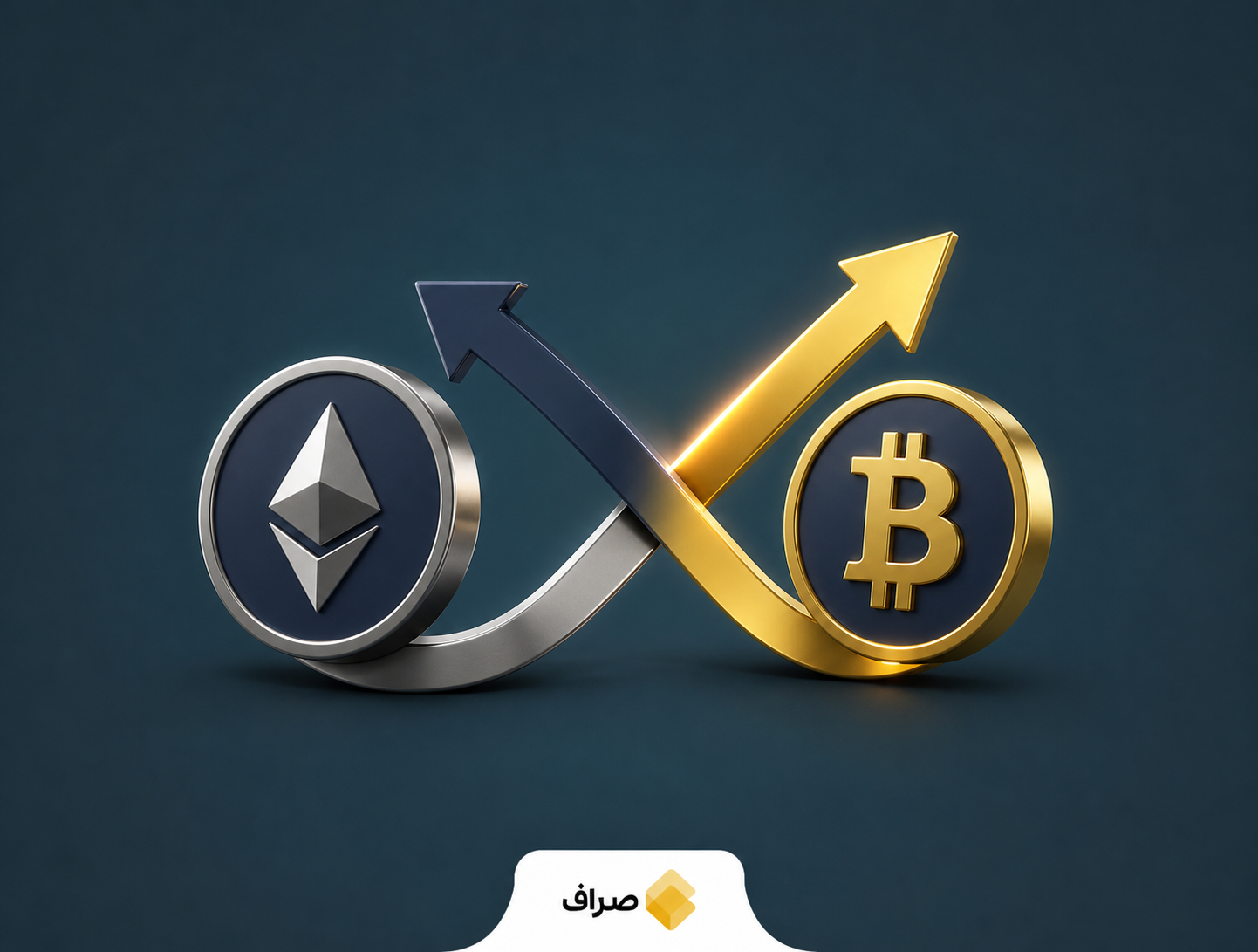 نسبت اتریوم به بیت کوین و شکل‌گیری صلیب طلایی