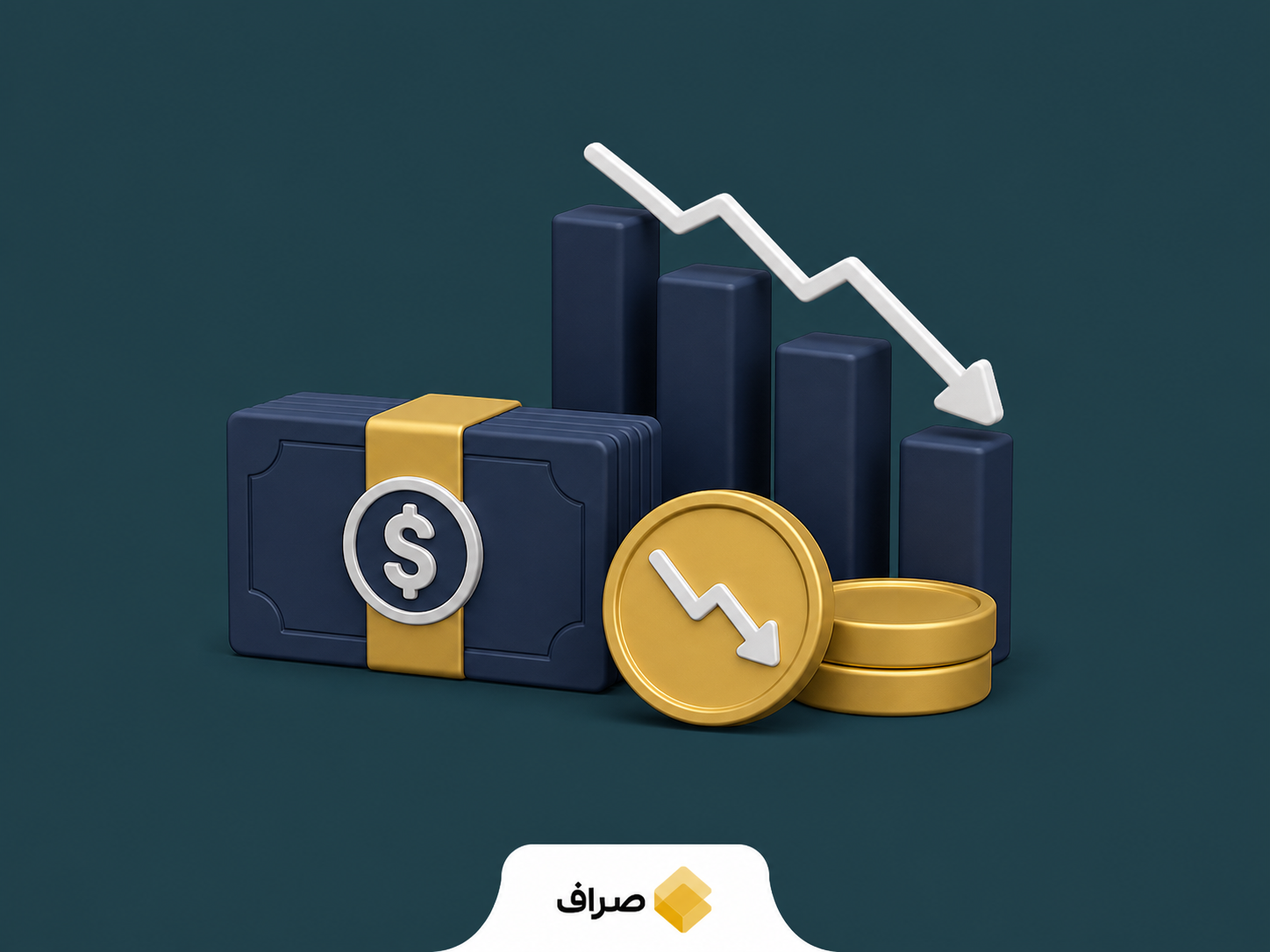 نمودار کاهش قیمت طلا و سکه در بازار تهران