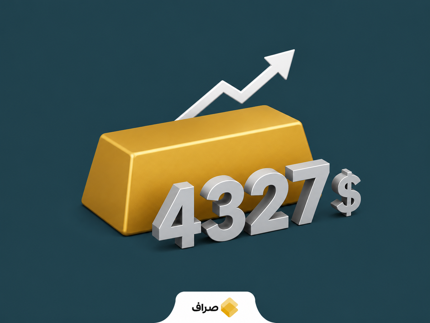 نمودار یا تصویر نمادین قیمت اونس طلای جهانی