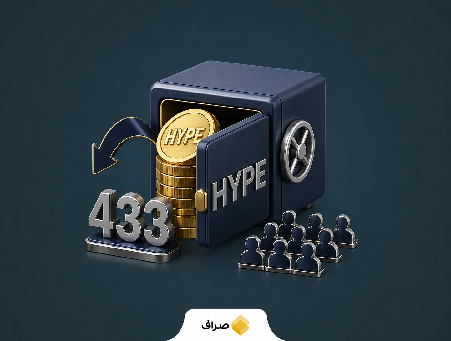 برداشت ۴۳۳ هزار توکن HYPE از استیکینگ توسط تیم هایپرلیکویید