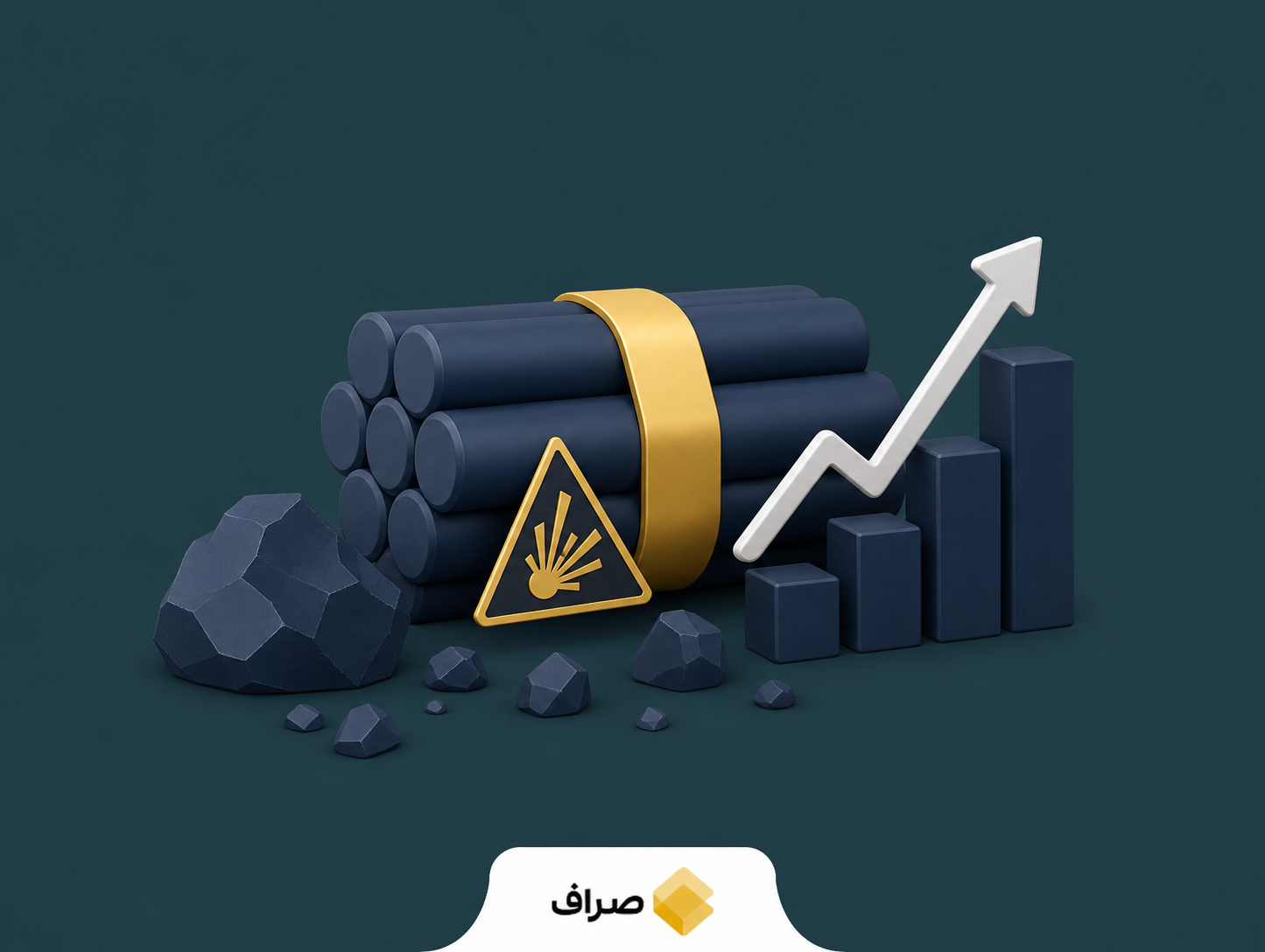 تصویر مفهومی کمبود مواد ناریه و تأثیر آن بر معادن و صنایع فولادی