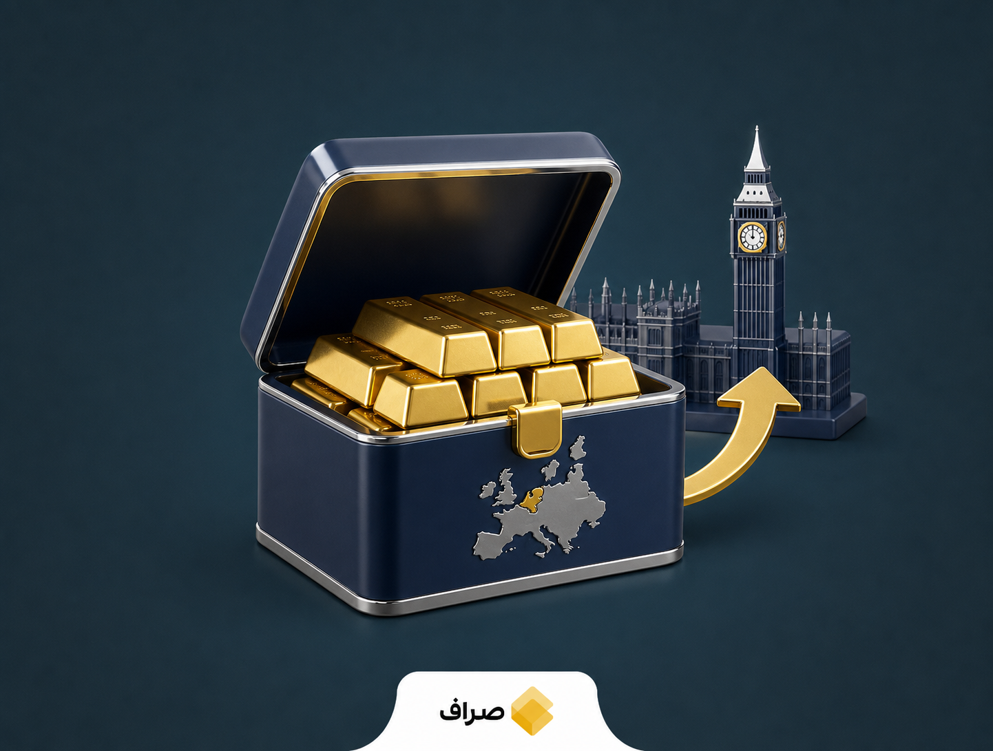 شمشهای طلای بانک مرکزی هلند و انتقال ذخایر طلا به لندن