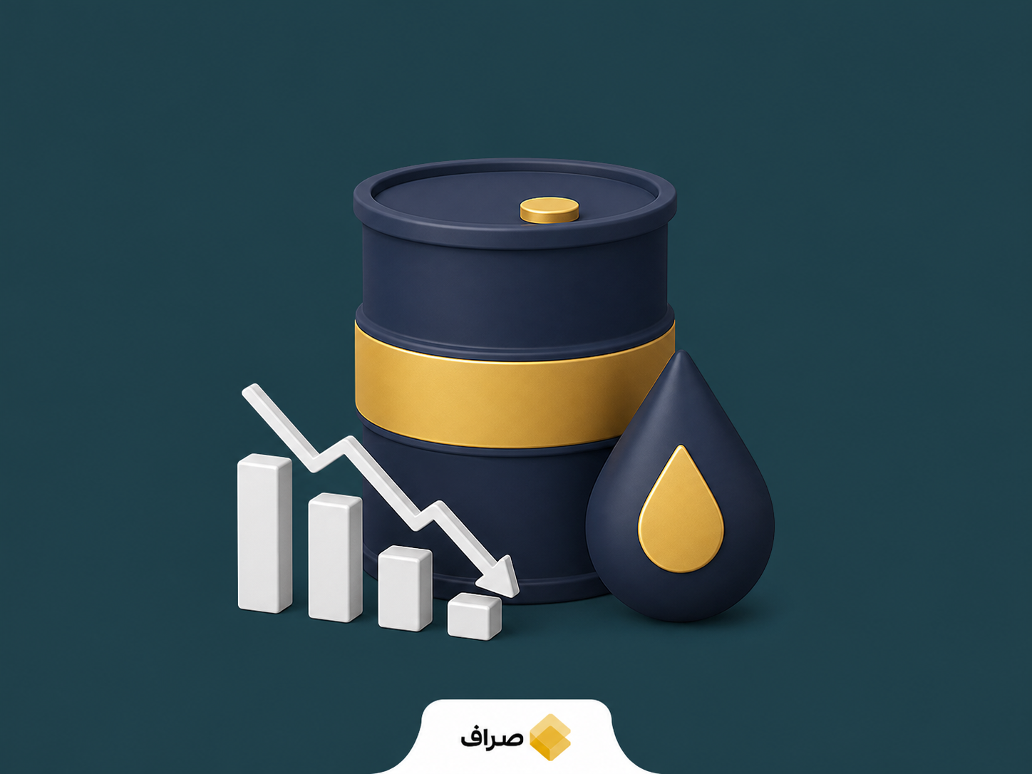 نمودار افت قیمت نفت برنت و وست تگزاس اینترمدیت
