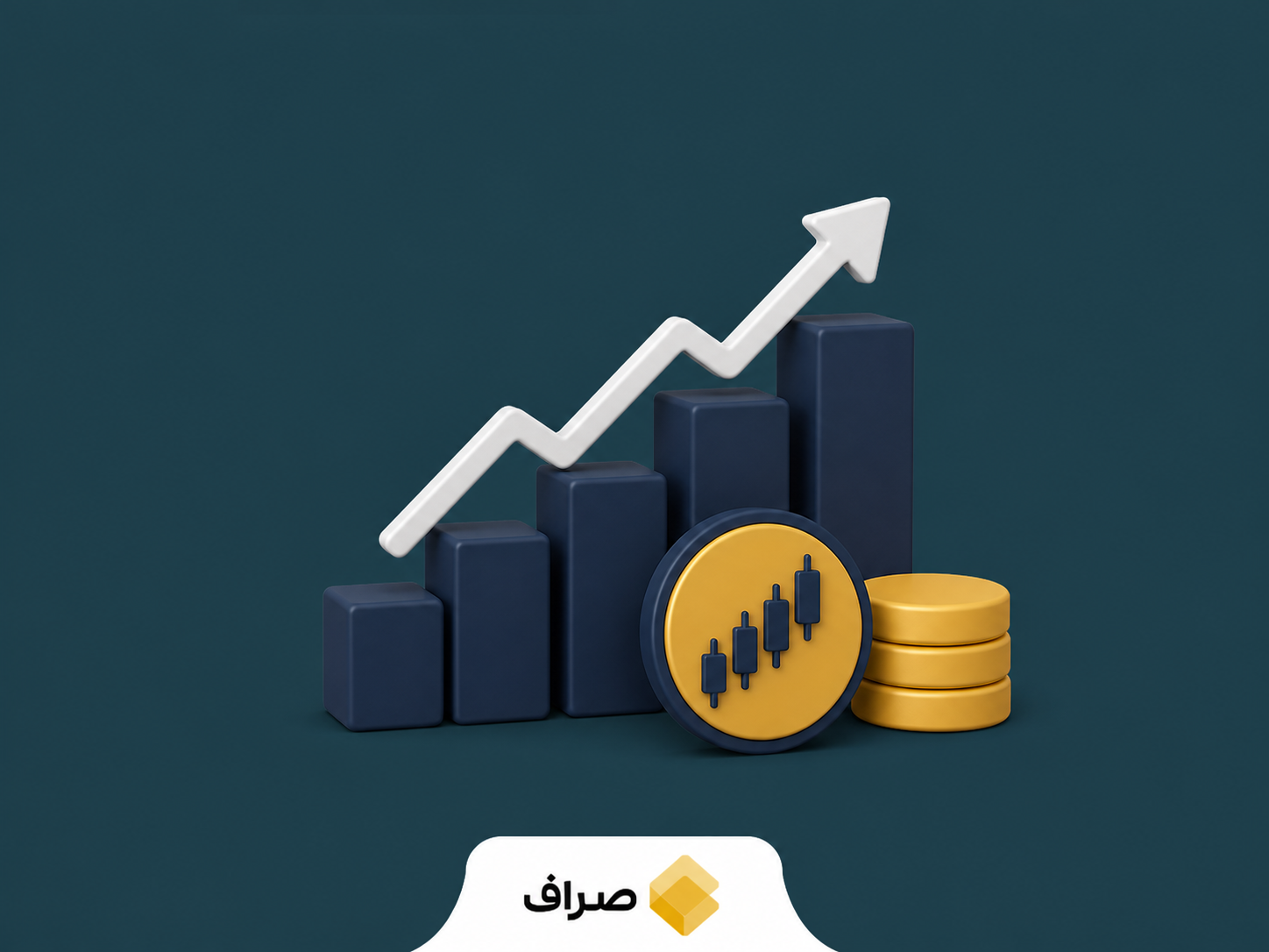 نمودار و نمایی نمادین از پیشبینی روند بورس تهران و تقاضای بازار