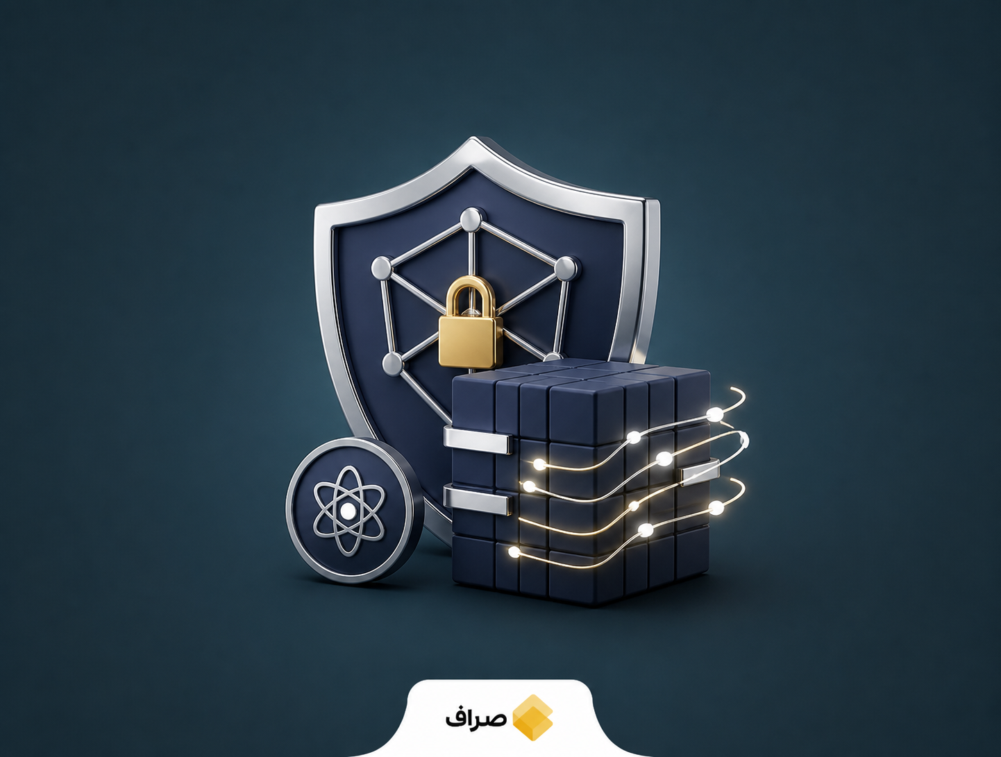 تصویر مفهومی تهدید رایانه کوانتومی برای امنیت بلاکچین