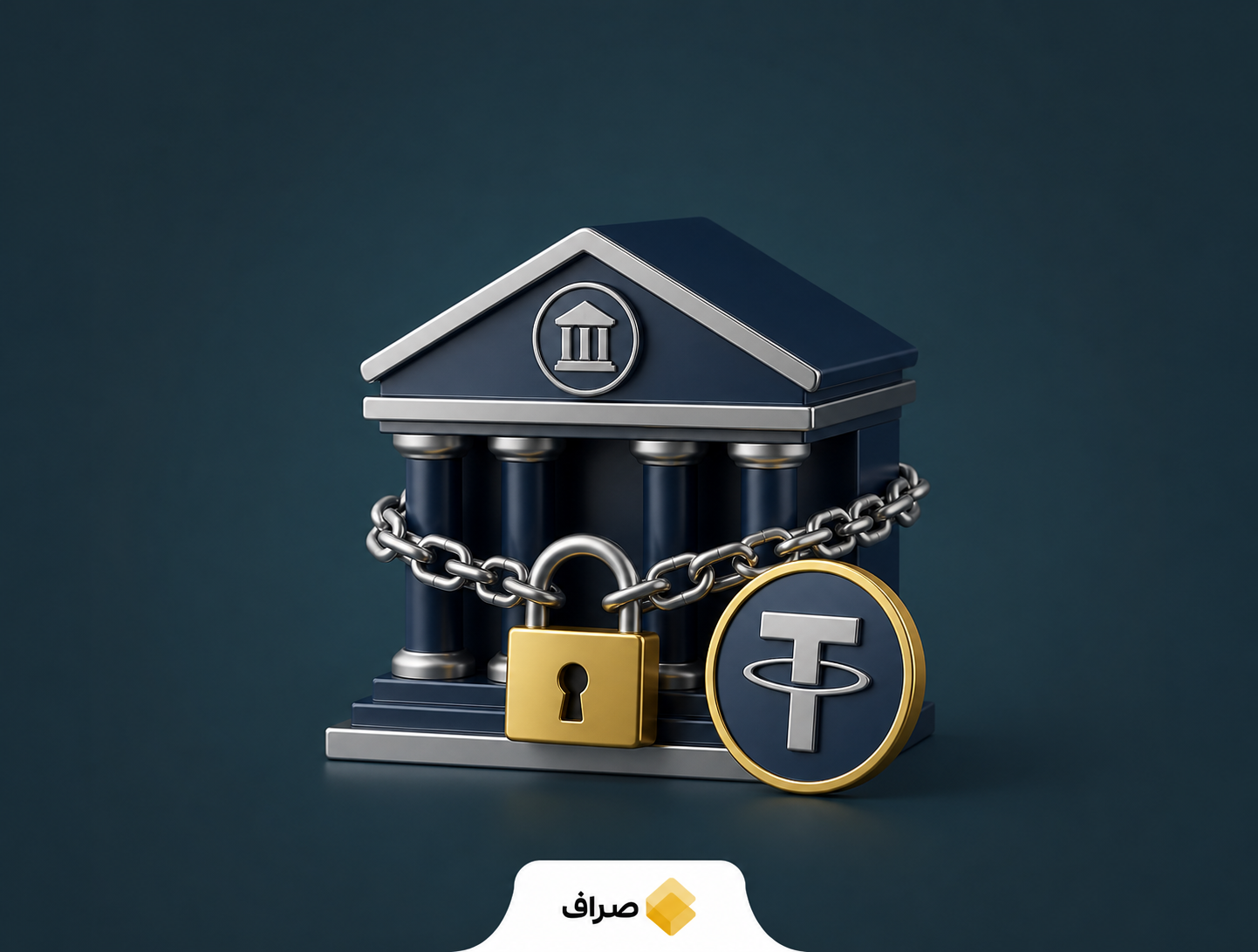 توقیف دارایی بانک و سهم تتر
