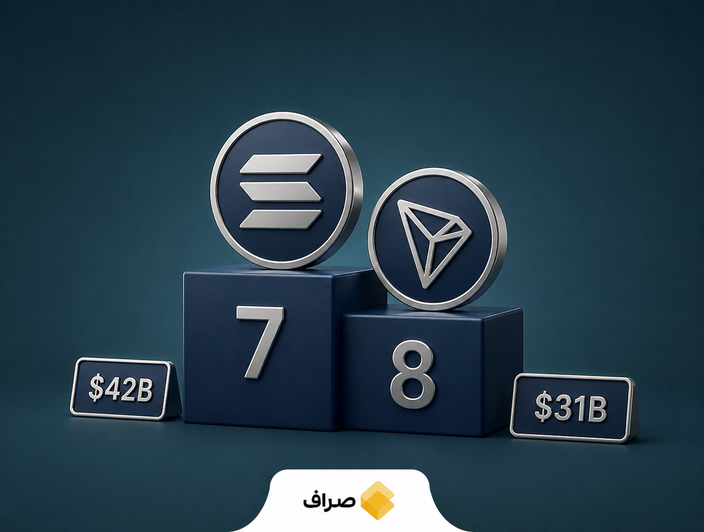 رقابت ترون و سولانا در رتبه‌بندی ارزهای دیجیتال