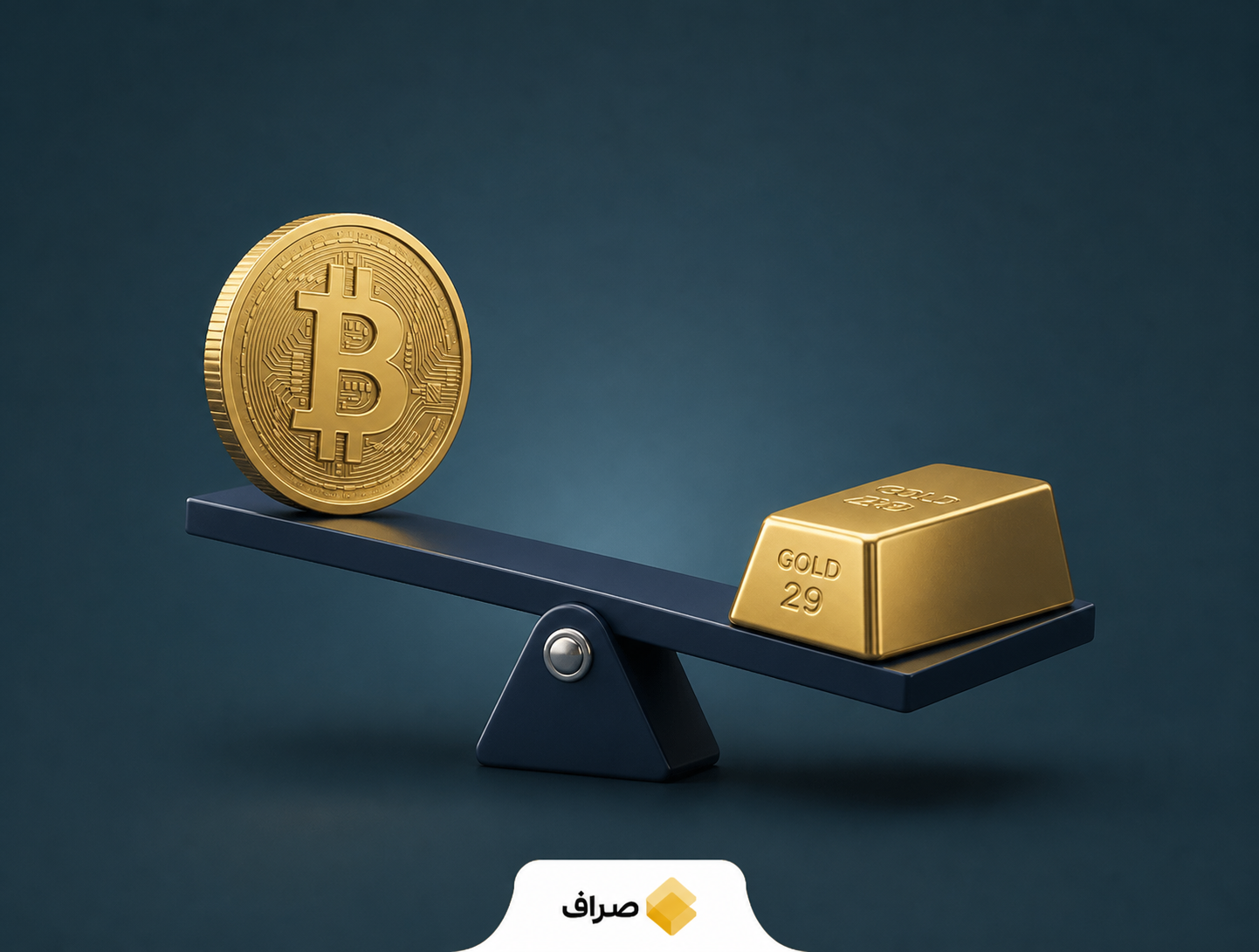 مقایسه بیت کوین و طلا و اثر نوسان قیمت بر ارزش بازار