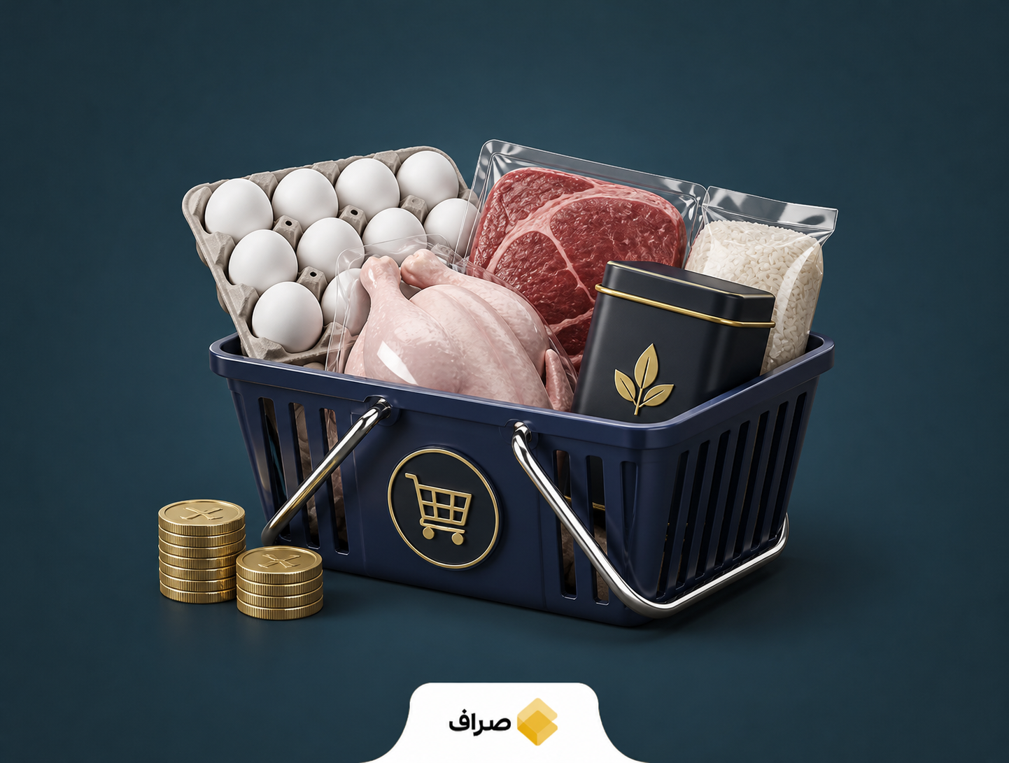 تصویر بازار کالاهای اساسی و قیمت تخممرغ، مرغ، گوشت، برنج و چای