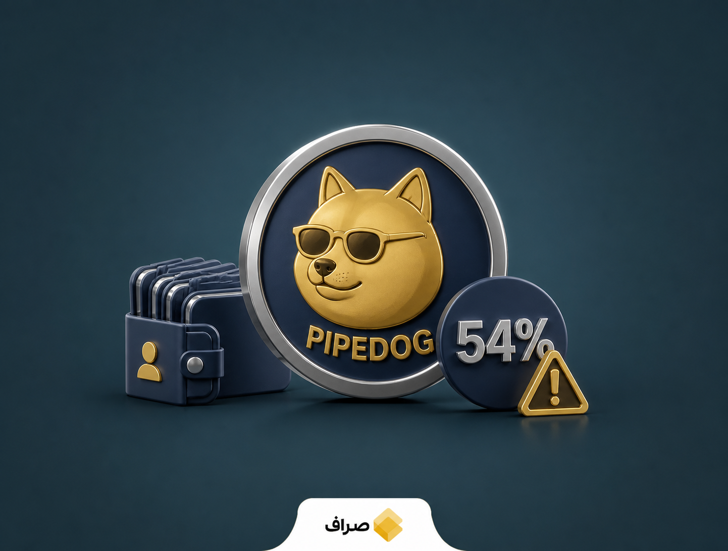 کنترل بخش بزرگی از توکن‌های PIPEDOG توسط یک نهاد