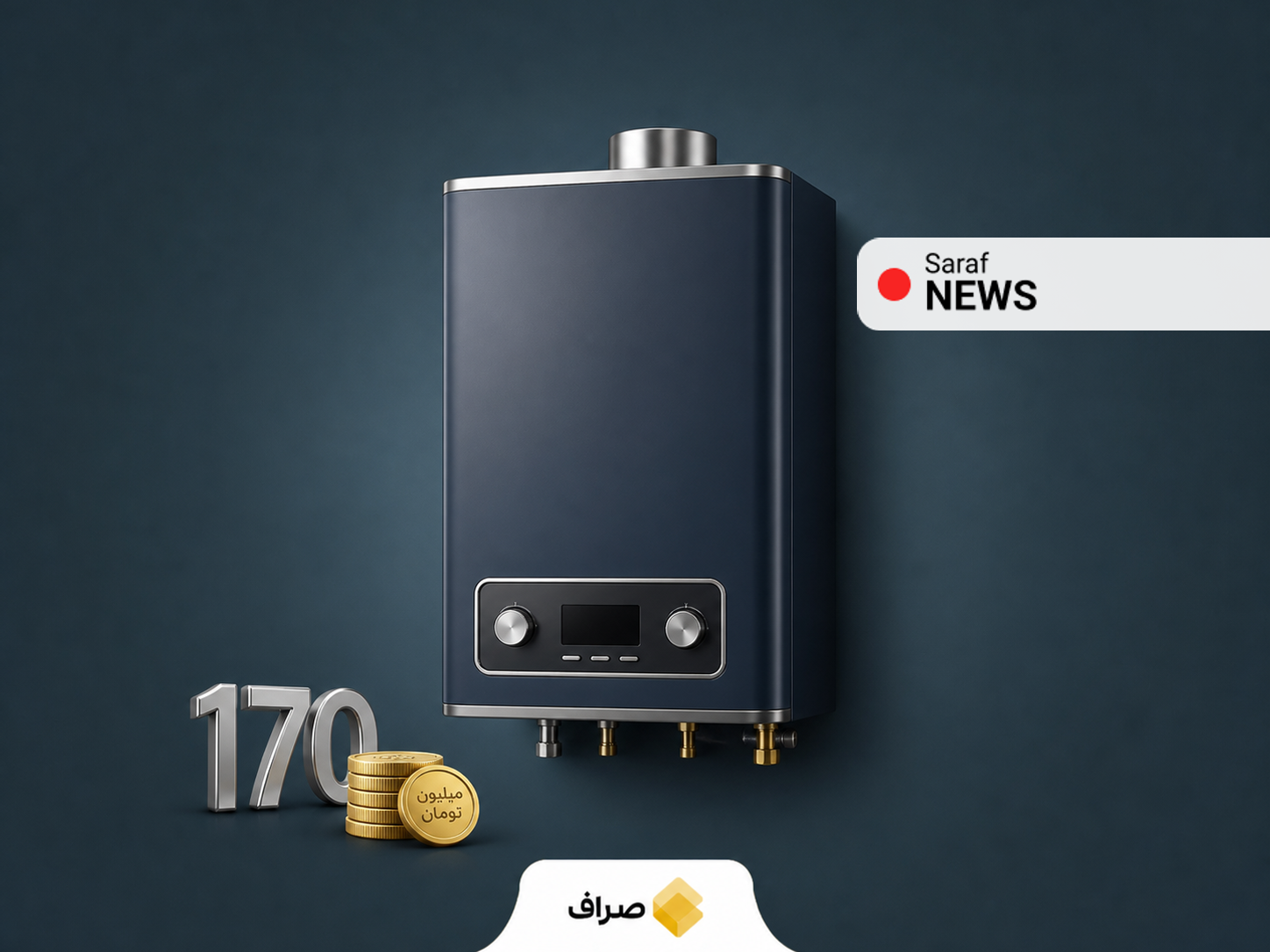 تصویر پکیج دیواری و نمایش بازه قیمت مدل‌های مختلف